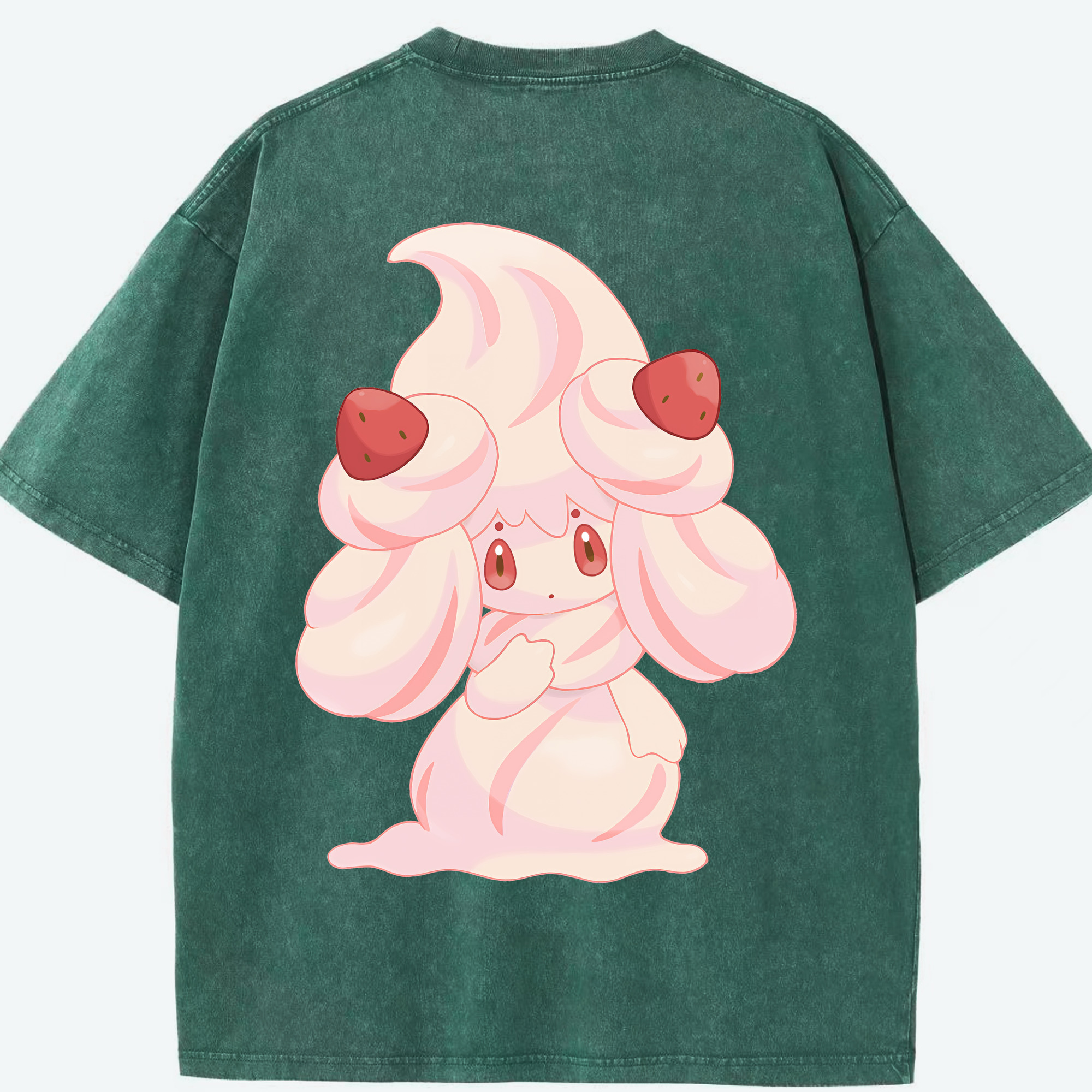 （画像用） ポケットモンスター Pokémon 綿100% ヴィンテージ風 半袖Tシャツ（背面プリント）